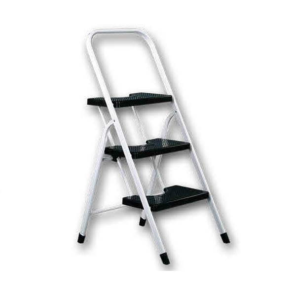 Comprar Escalera Acero 3 peldaños plegable con Barandilla. CODY